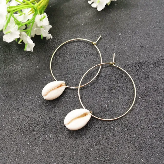 Save Sea Animals Jewelry | Drop SeaShell Earrings