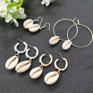 Save Sea Animals Jewelry | Drop SeaShell Earrings