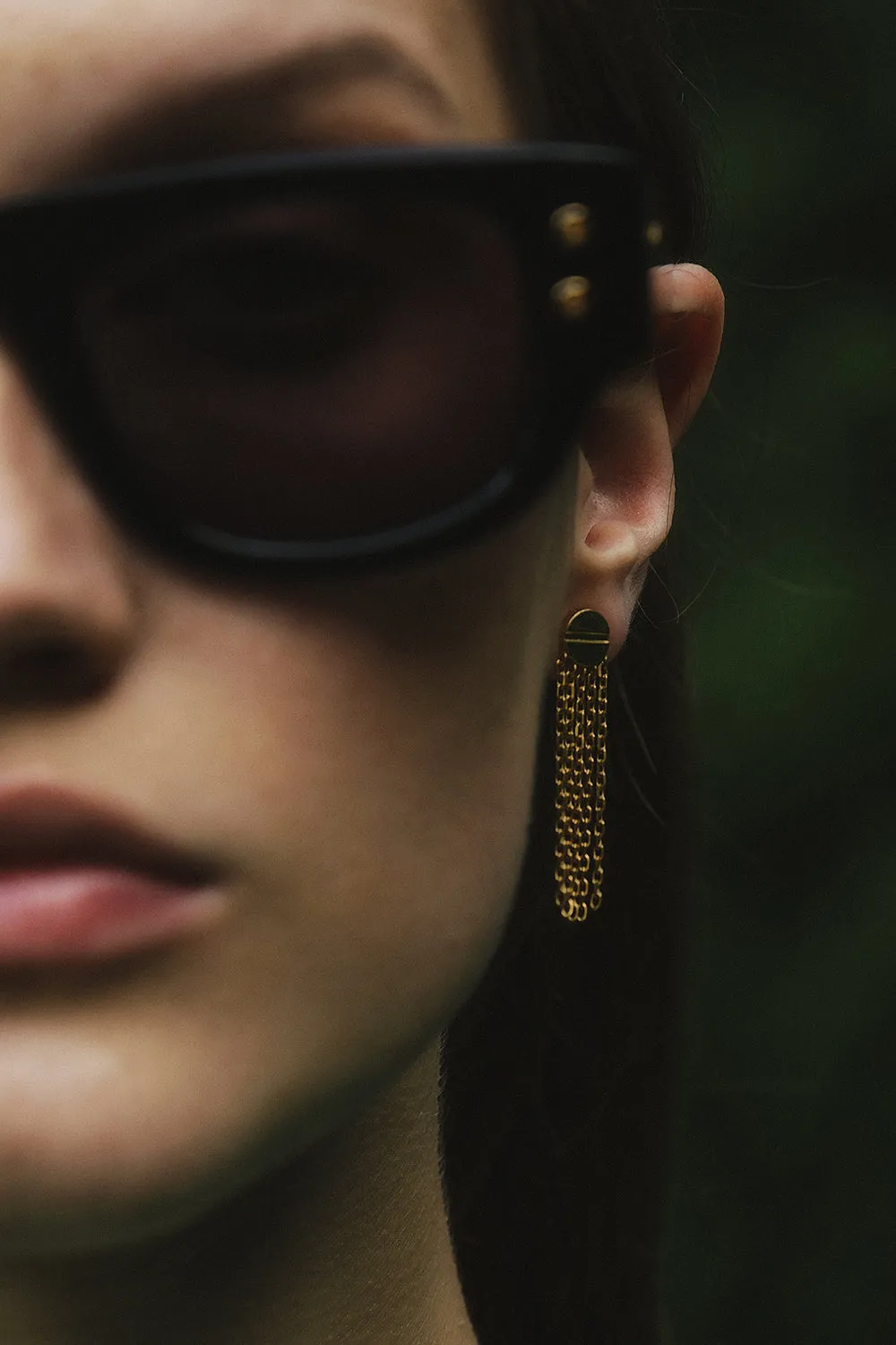 Signet Earrings Gold