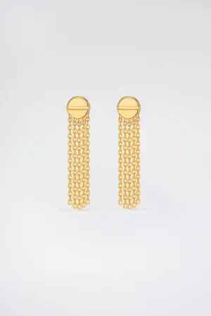 Signet Earrings Gold