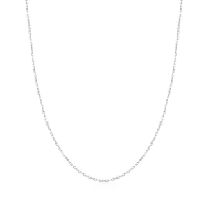Silver Mini Link Charm Chain Necklace