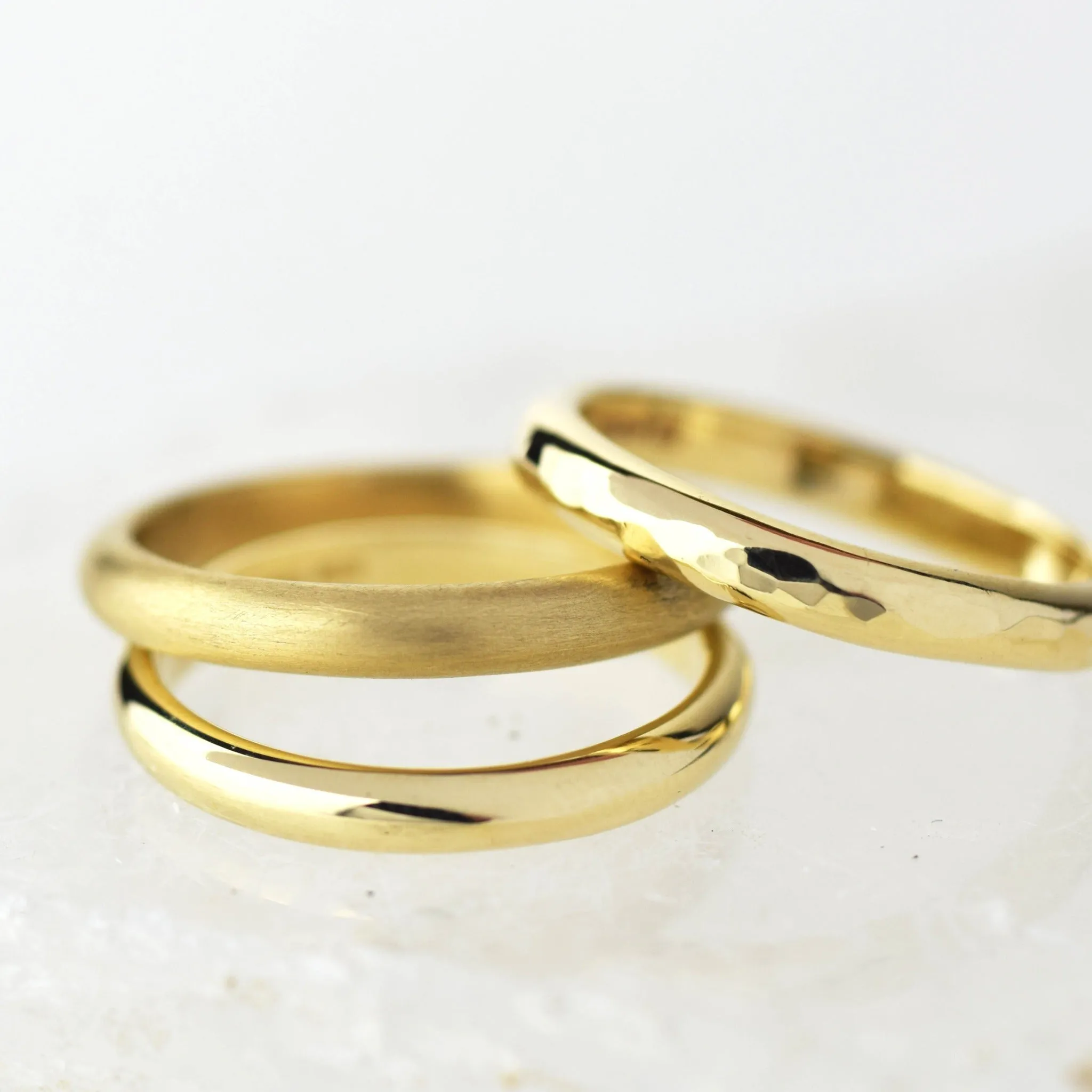 Simple 3mm Gold Wedding Ring