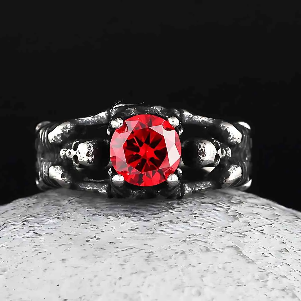 Skeleton Engagement Ring