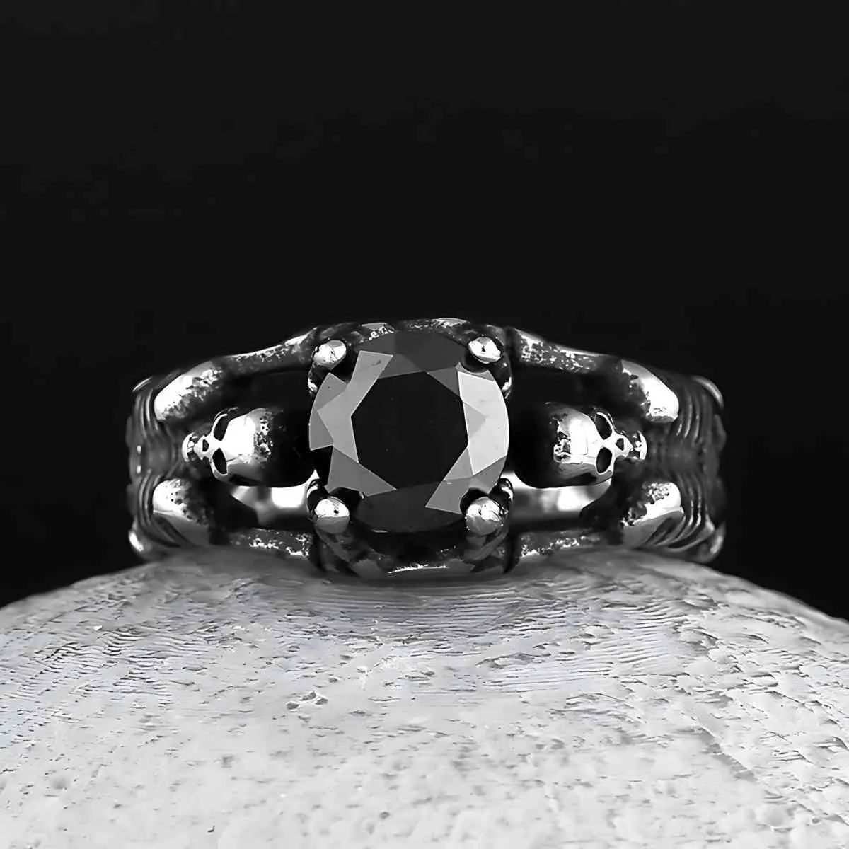 Skeleton Engagement Ring