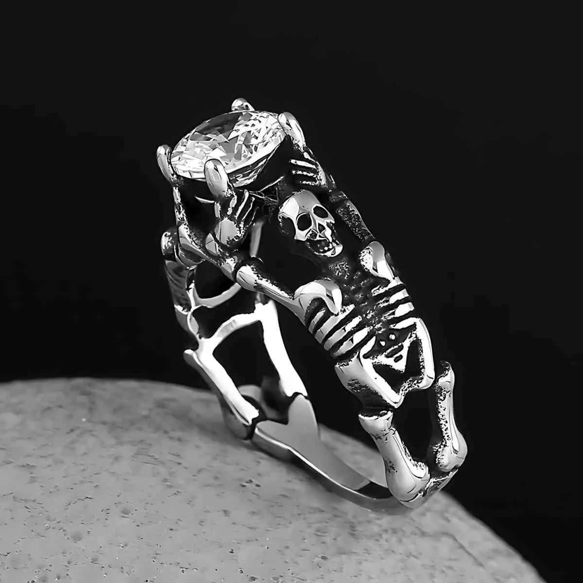Skeleton Engagement Ring