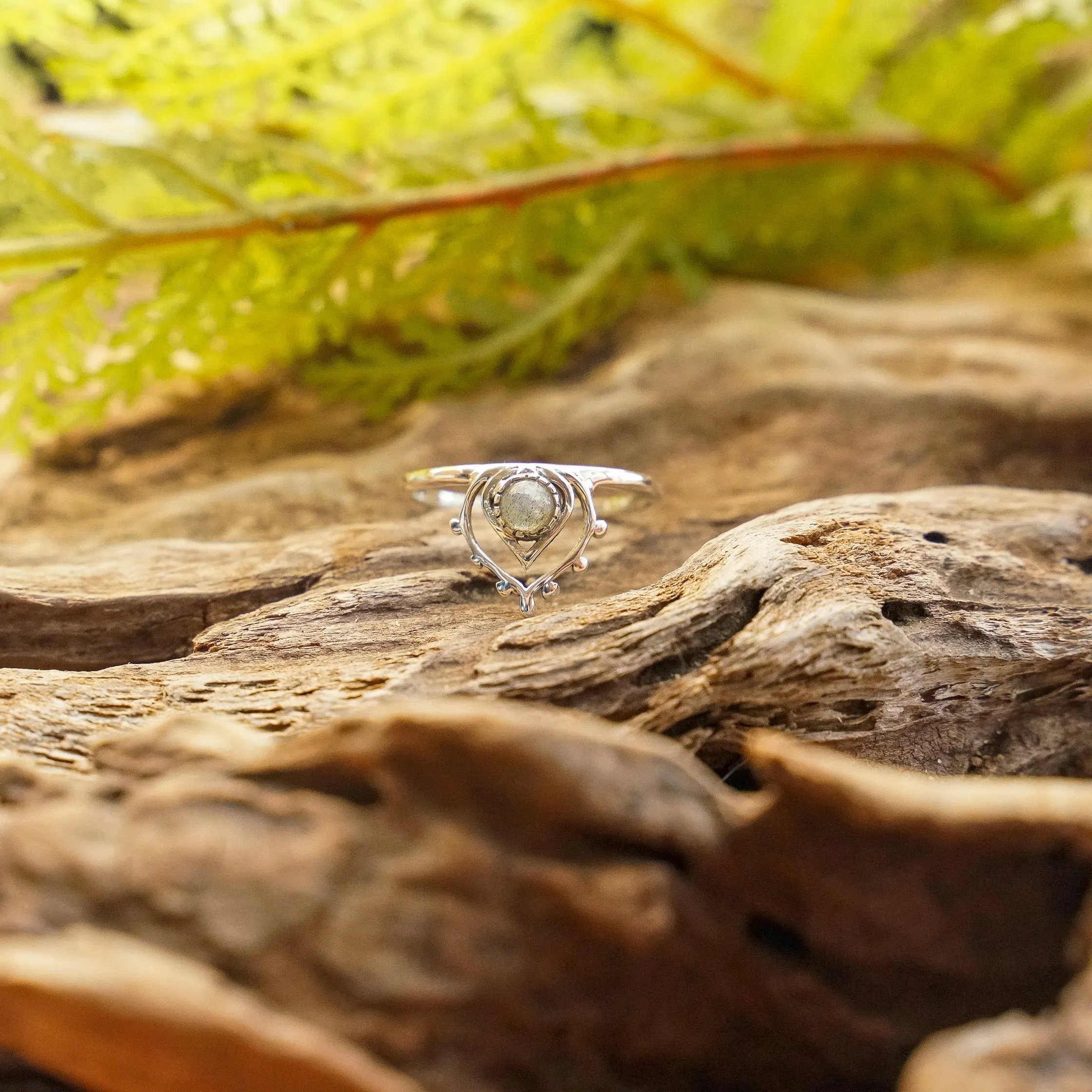 Sky Fire Sterling Silver Ring
