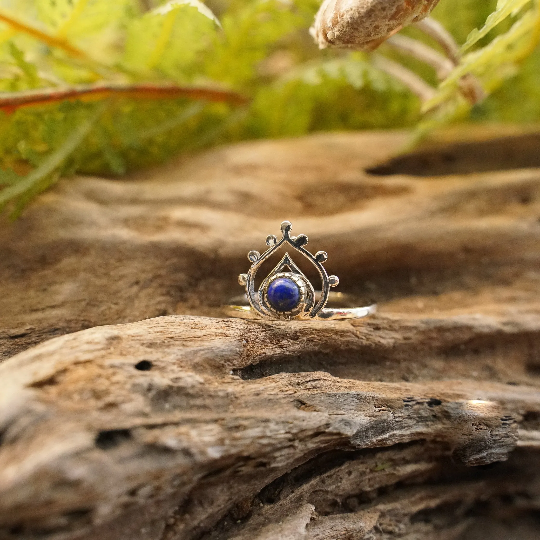 Sky Fire Sterling Silver Ring