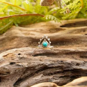 Sky Fire Sterling Silver Ring