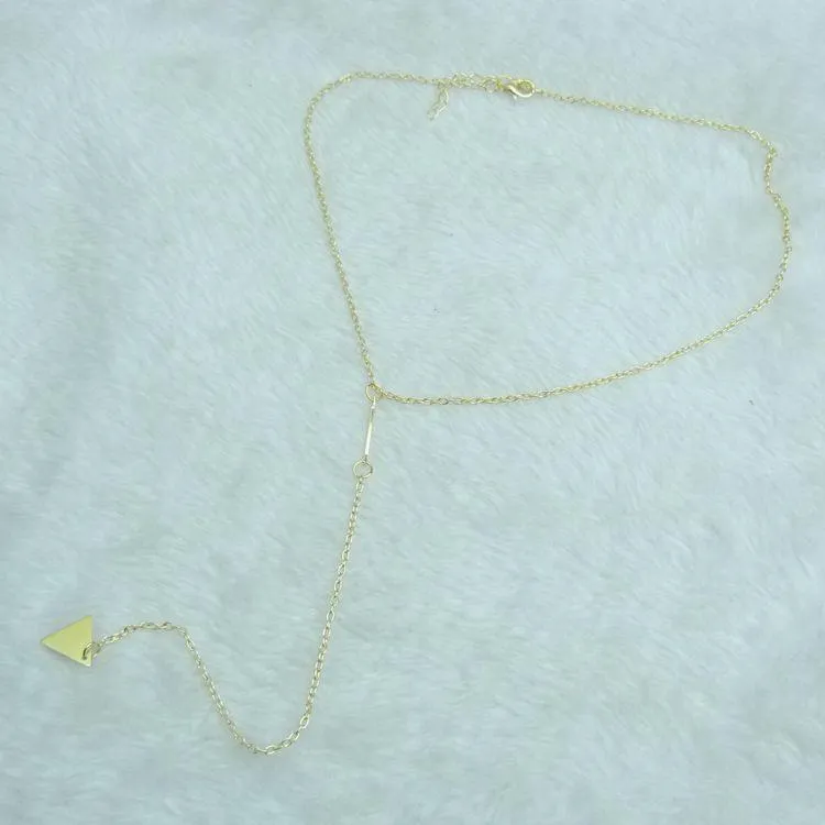 Solid Color Pendant Necklace For Women