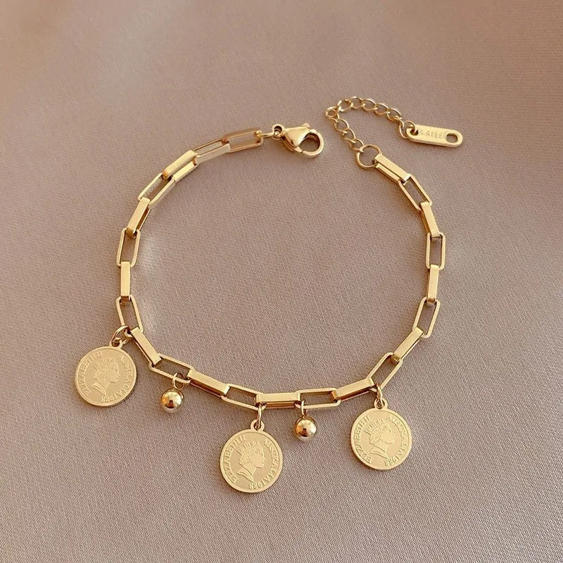 Timeless Stainless Steel Link Chain Fashion Jewelry Bracelets