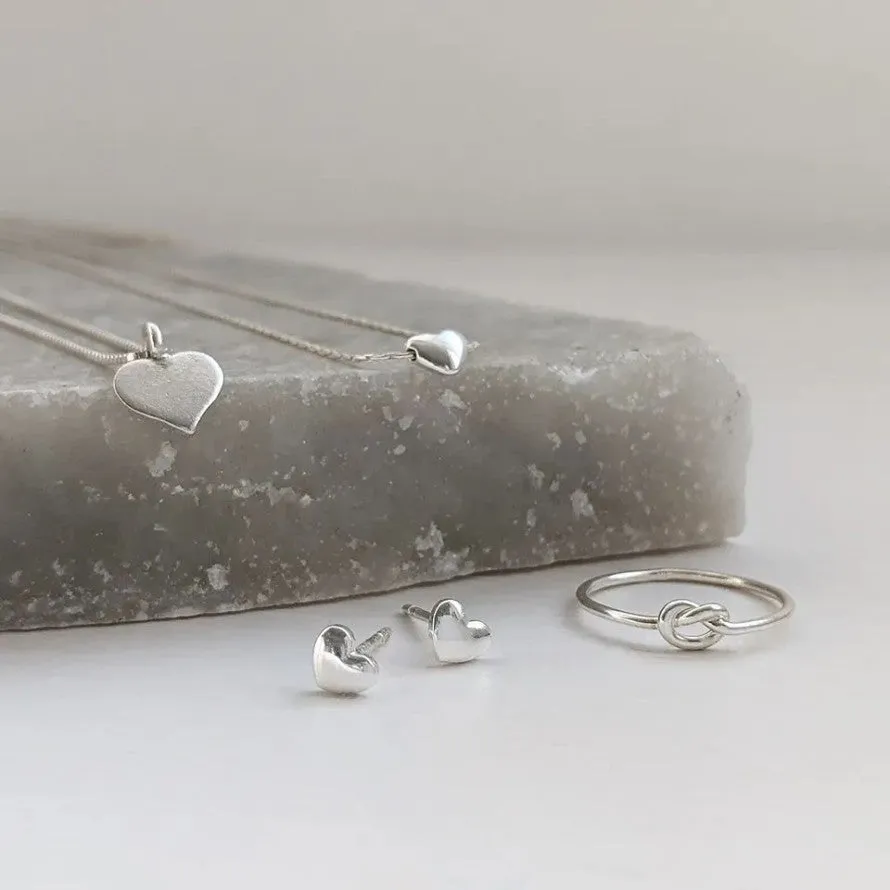 Tiny Sliding Heart Necklace