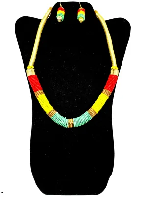 Tri-Color Necklace Set