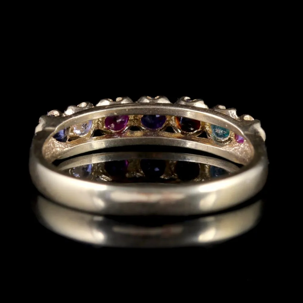 Vintage Regards Ring 18Ct Gold On Silver