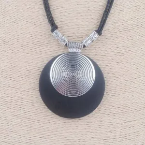 vintage woman Necklaces jewelry statement necklaces pendants alloy wooden pendant collares mujer choker necklace Long Necklace