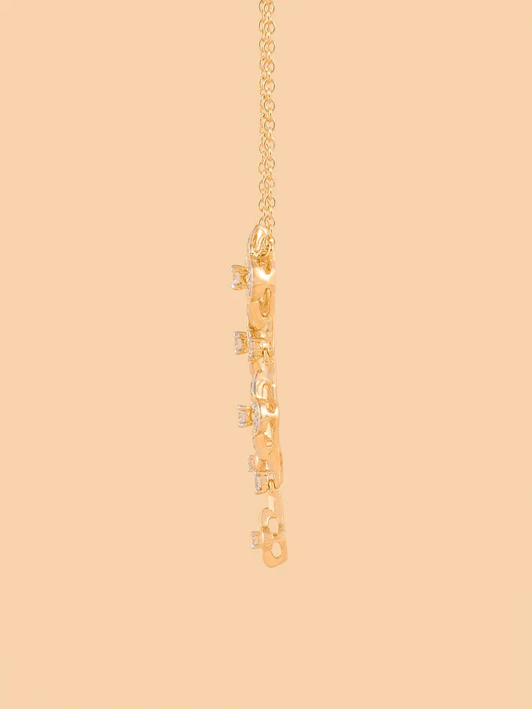 Westside X Pome Floral Lab-Diamond Cascade Necklace