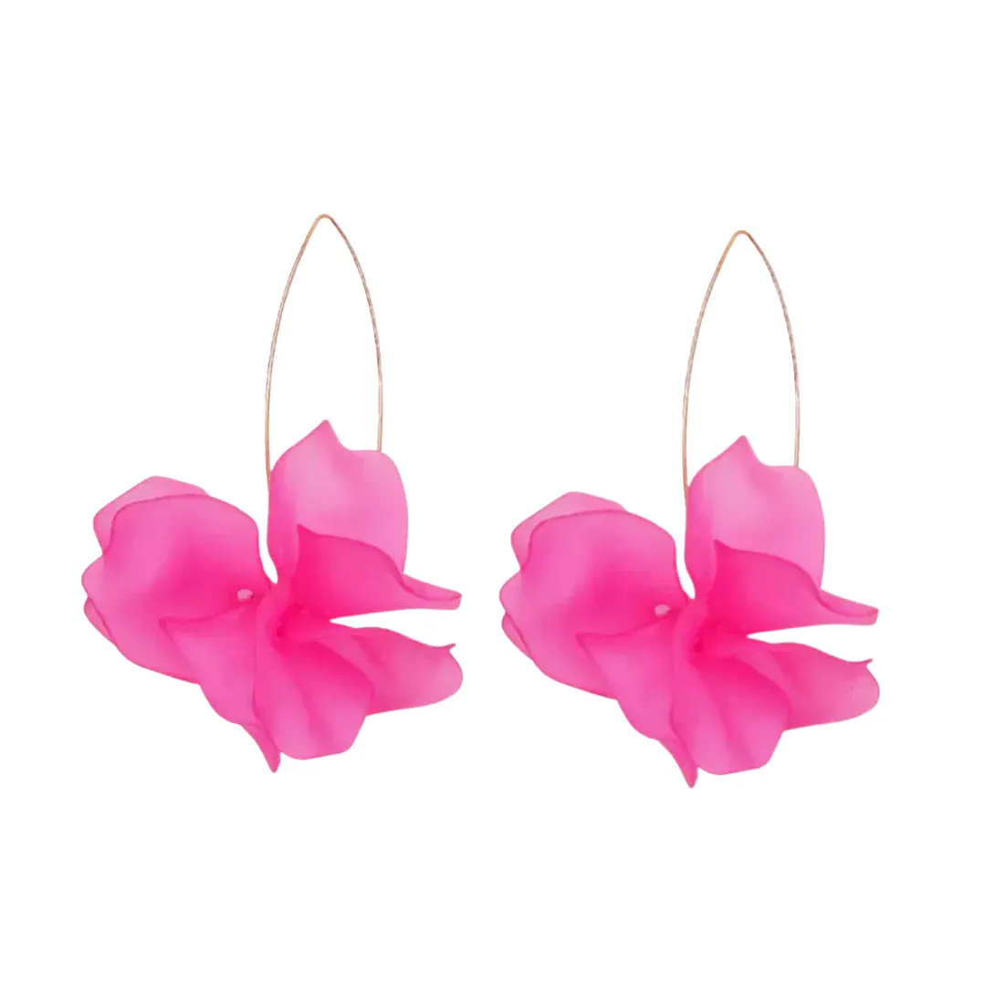 Wild Bloom Earrings Pink