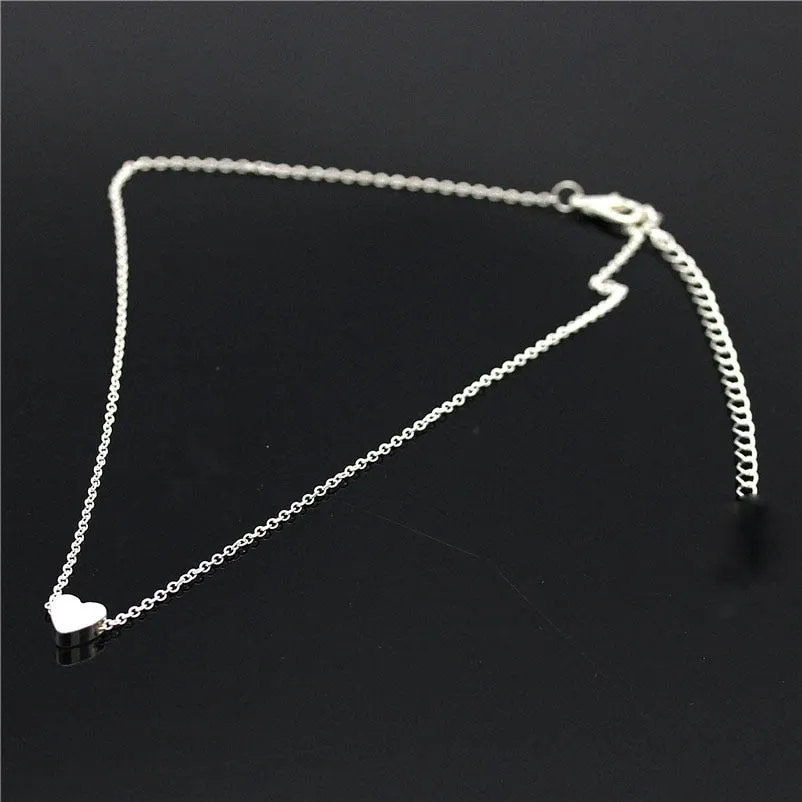 Yvette True Heart Choker Necklace
